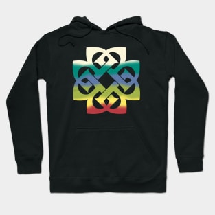 rainbow vintage symbol Hoodie